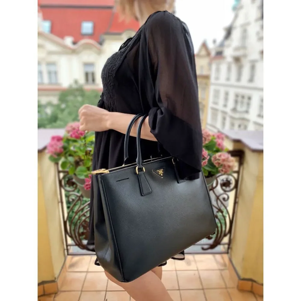 Prada Black Tote with Gold Details - Picture 16 of 16